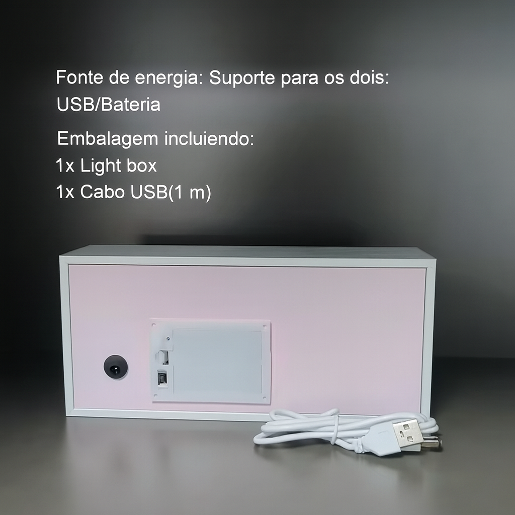 Luminária Anime 3D com LED.