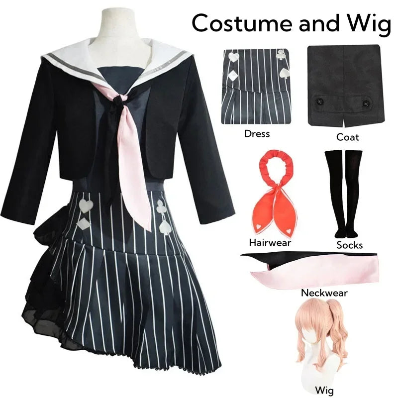 Akiyama Mizuki Cosplay – Vestido Colorido de Palco, Fantasia Completa.