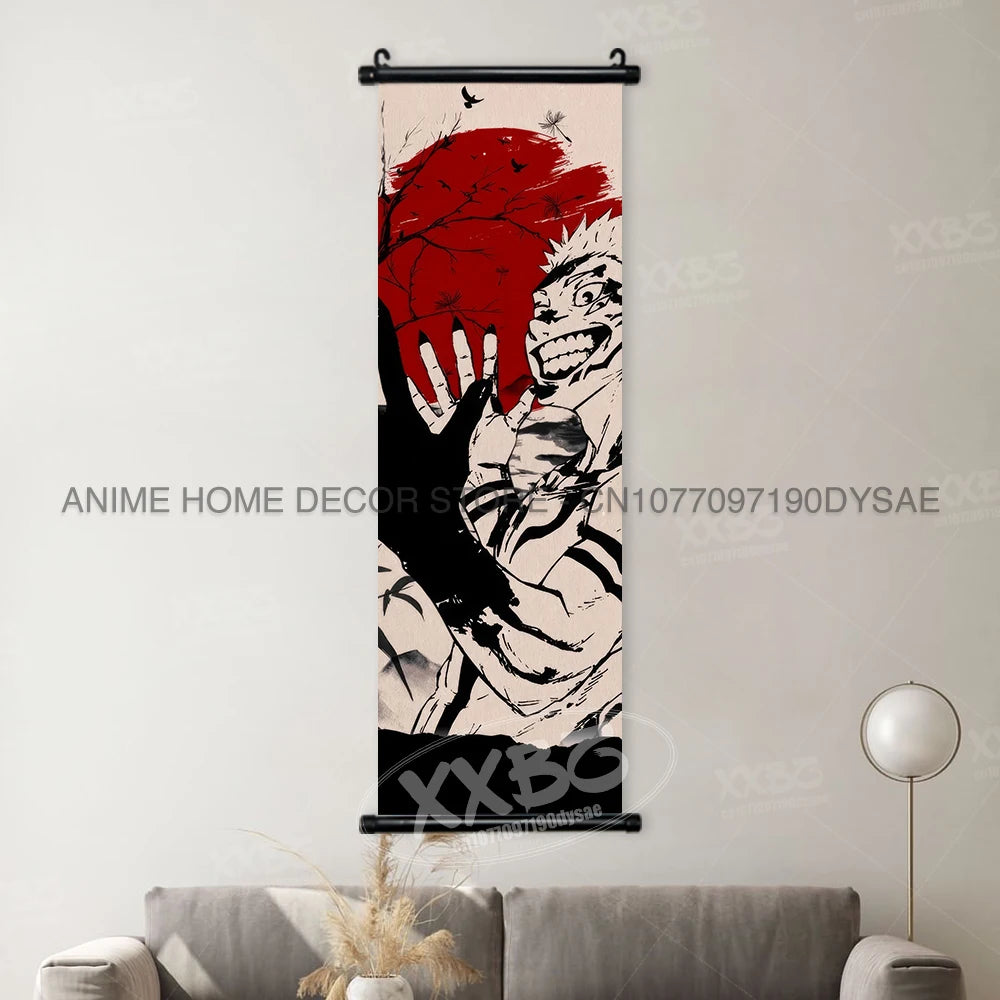 Poster Jujutsu Kaisen para Decoração