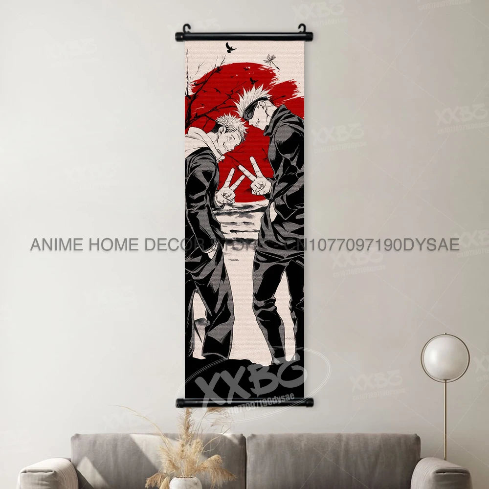 Poster Jujutsu Kaisen para Decoração