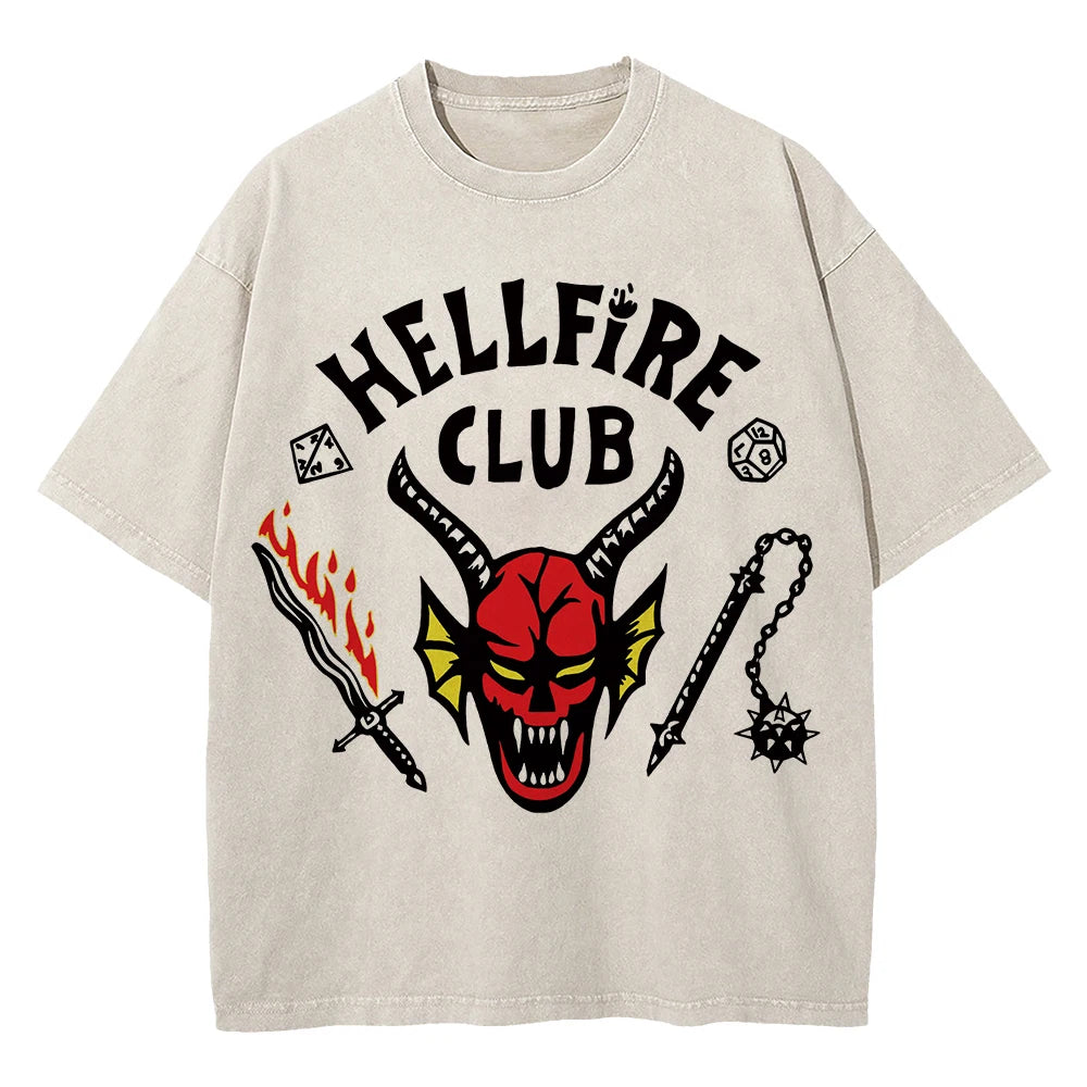 T-Shirt Retro: Club Hellfire de Stranger Things.