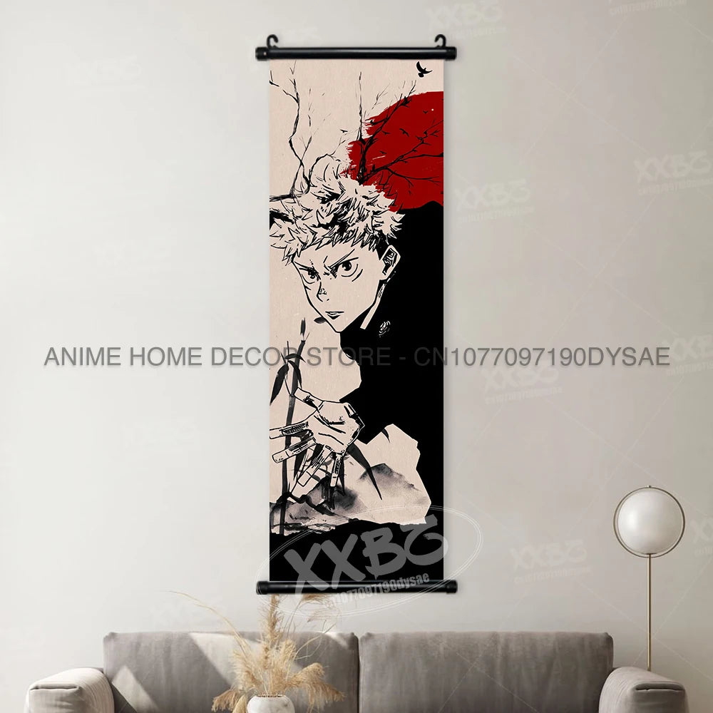 Poster Jujutsu Kaisen para Decoração
