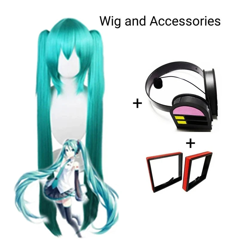 Conjunto Completo de Cosplay da Miku