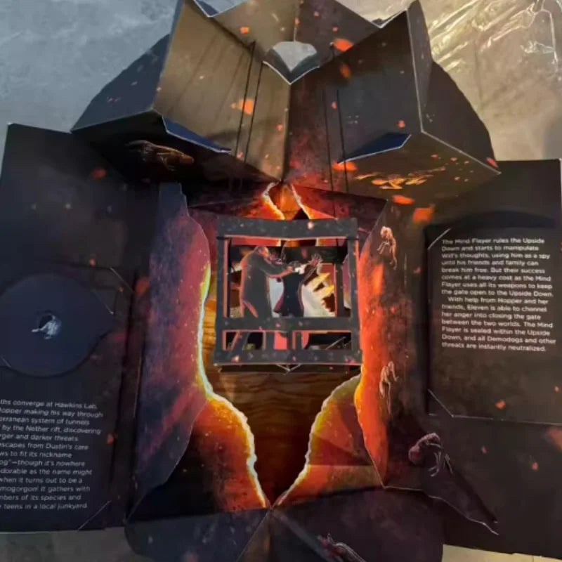 Livro Pop-Up 3D de Stranger Things