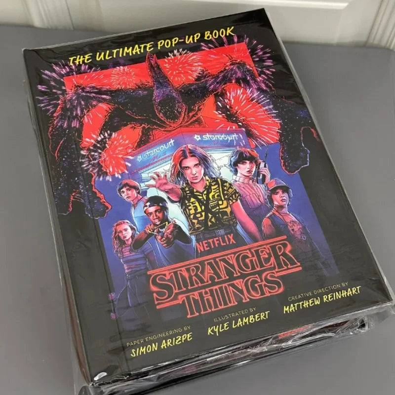 Livro Pop-Up 3D de Stranger Things