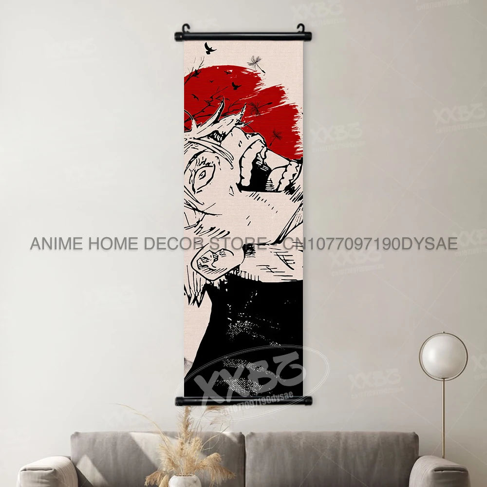 Poster Jujutsu Kaisen para Decoração