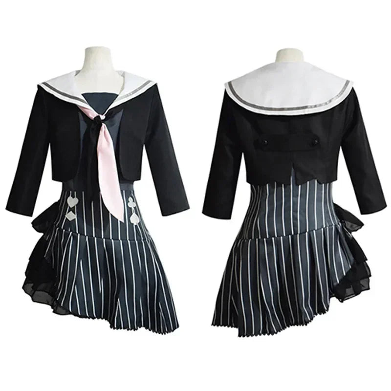Akiyama Mizuki Cosplay – Vestido Colorido de Palco, Fantasia Completa.