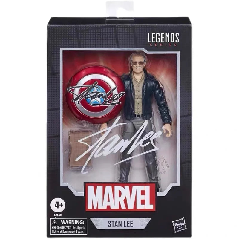 Boneco de Ação Marvel Legends Stan Lee em Estilo Cartoon, 15 cm (6 polegadas)