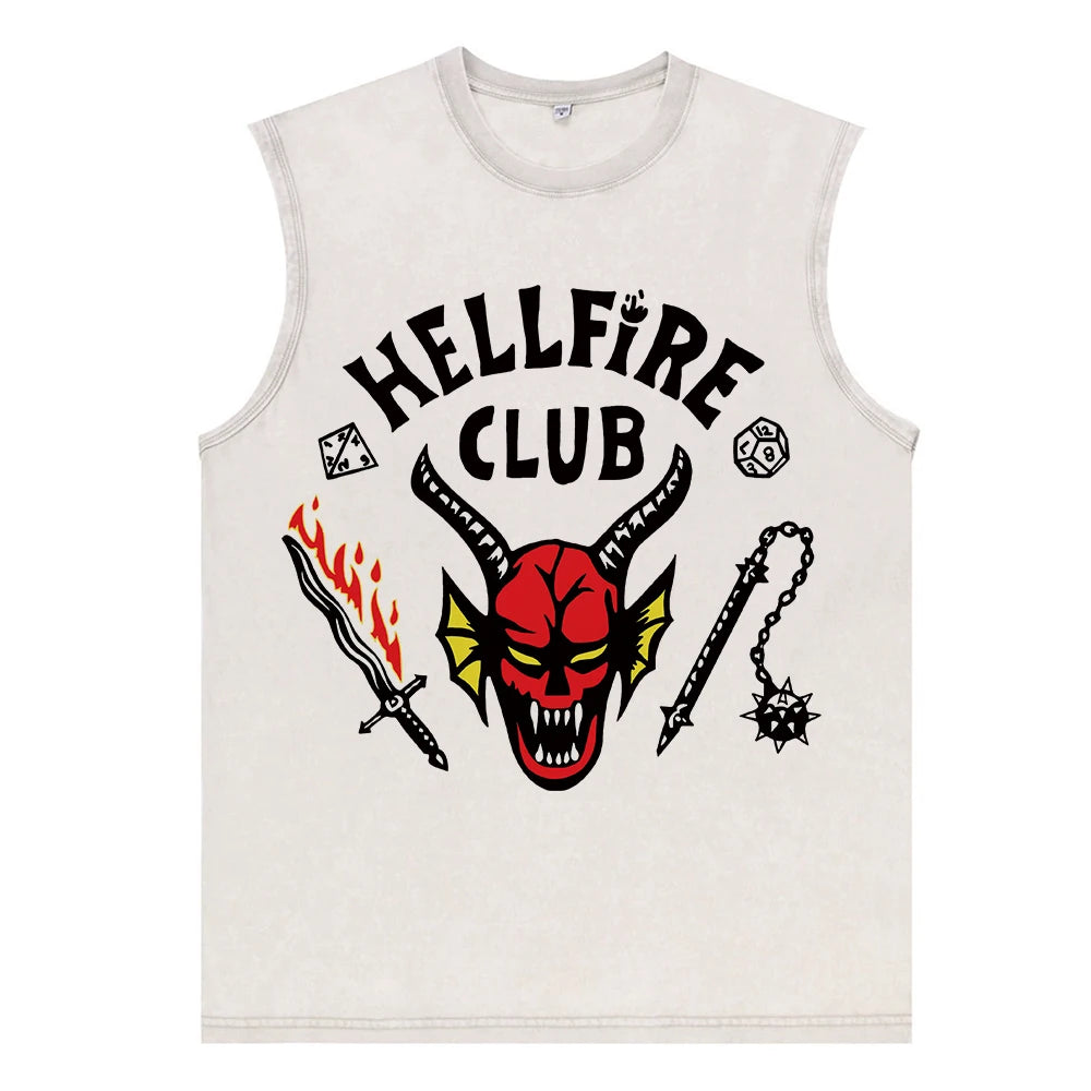 T-Shirt Retro: Club Hellfire de Stranger Things.