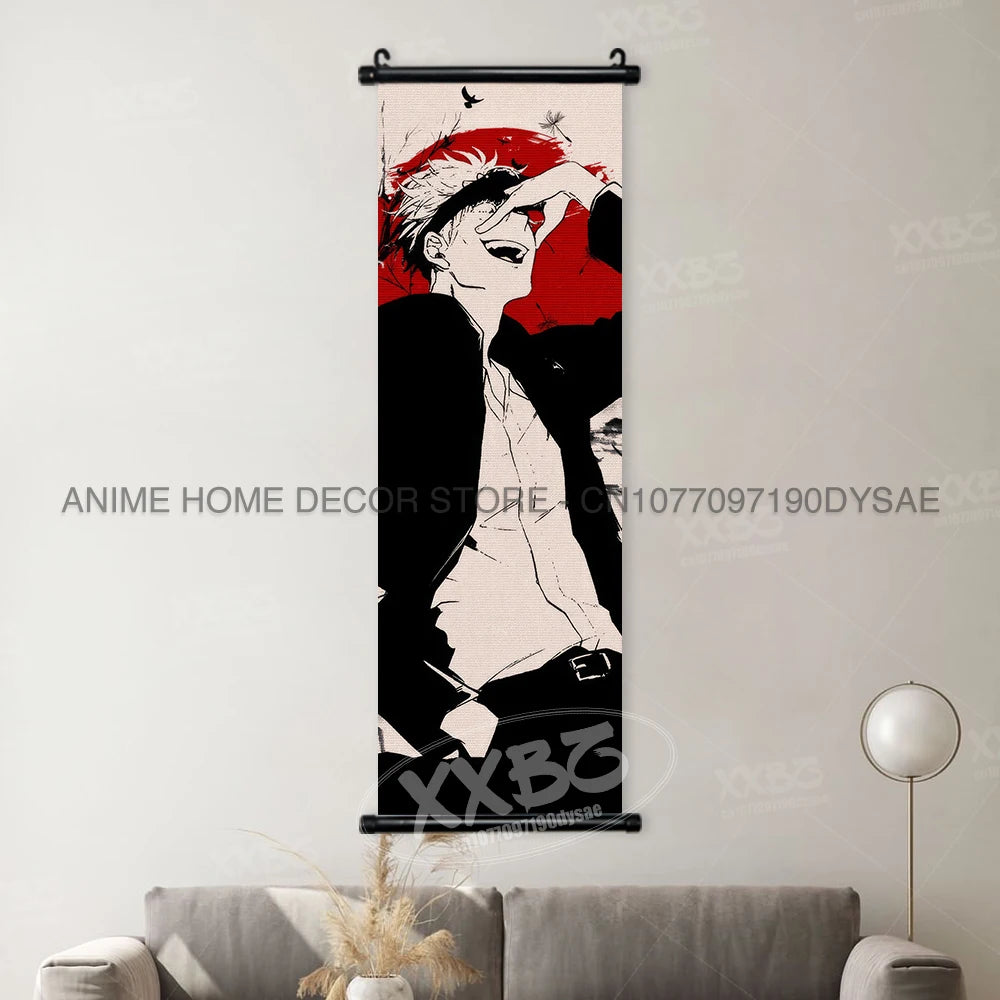Poster Jujutsu Kaisen para Decoração