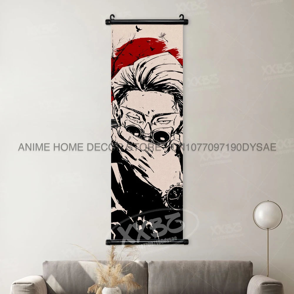 Poster Jujutsu Kaisen para Decoração