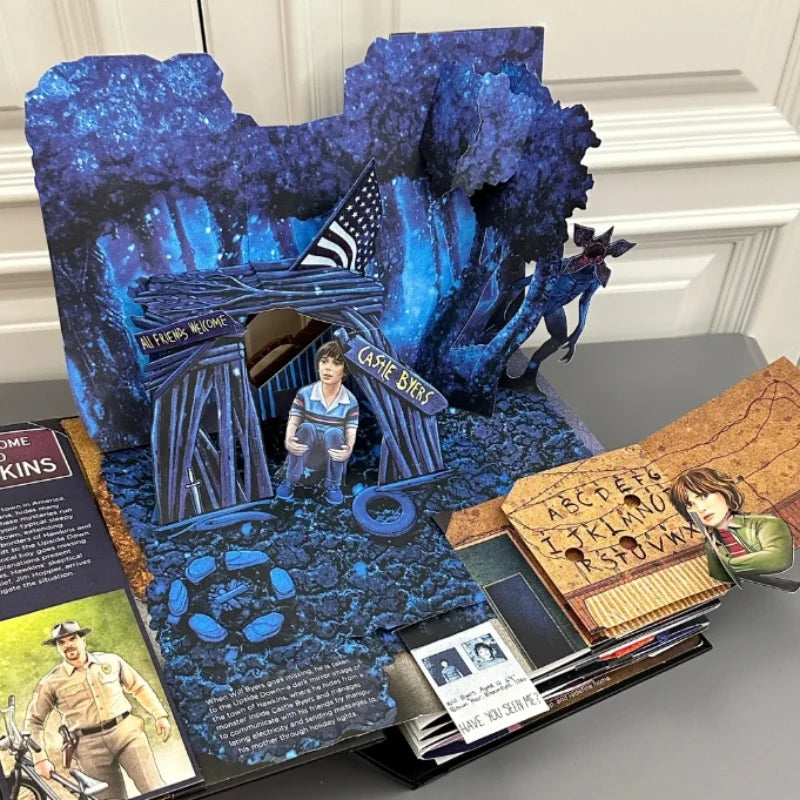 Livro Pop-Up 3D de Stranger Things