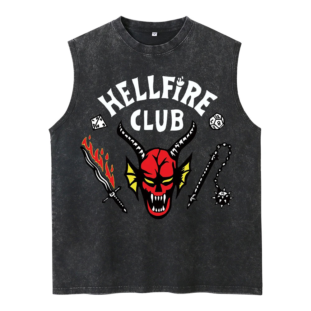 T-Shirt Retro: Club Hellfire de Stranger Things.
