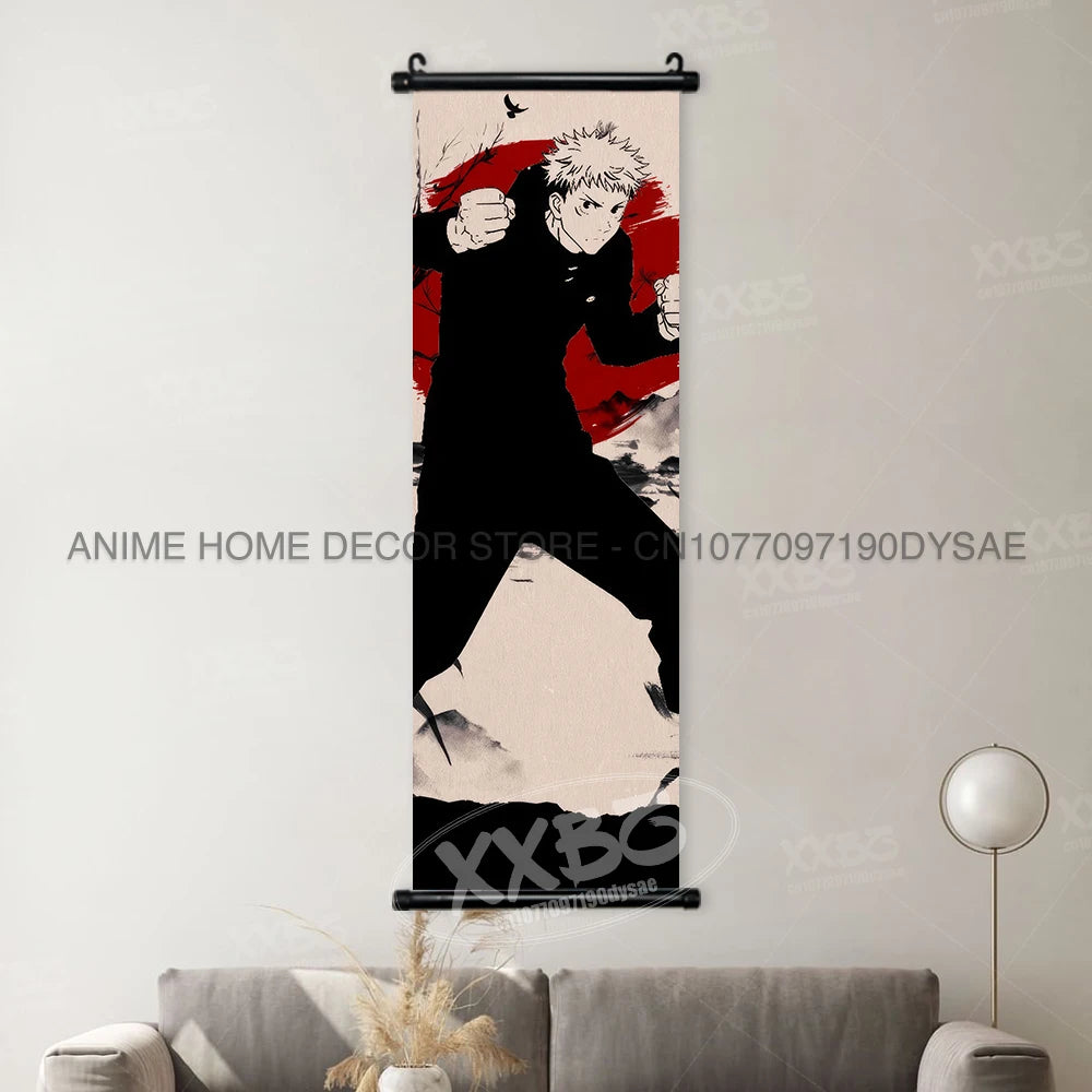 Poster Jujutsu Kaisen para Decoração