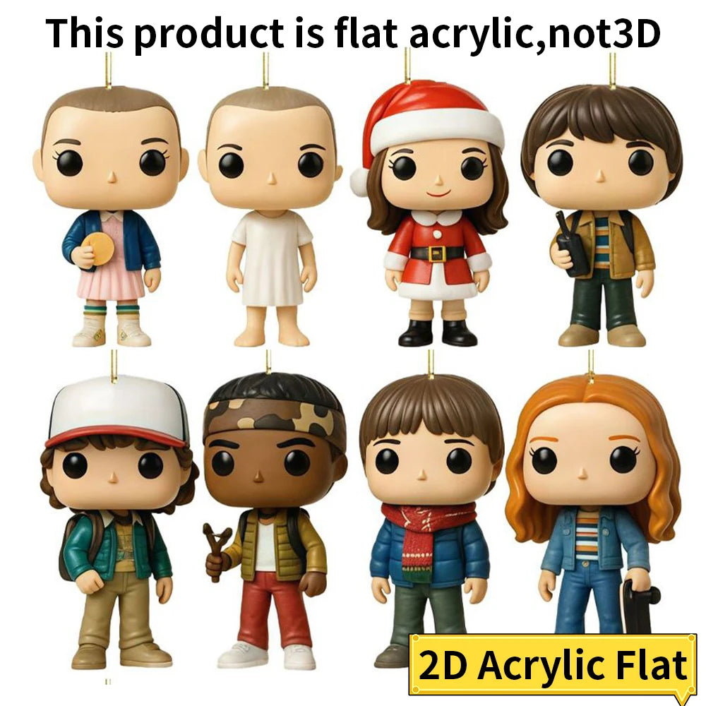 24 Peças de Calendário do Advento Stranger Things em Caixas Surpresa.