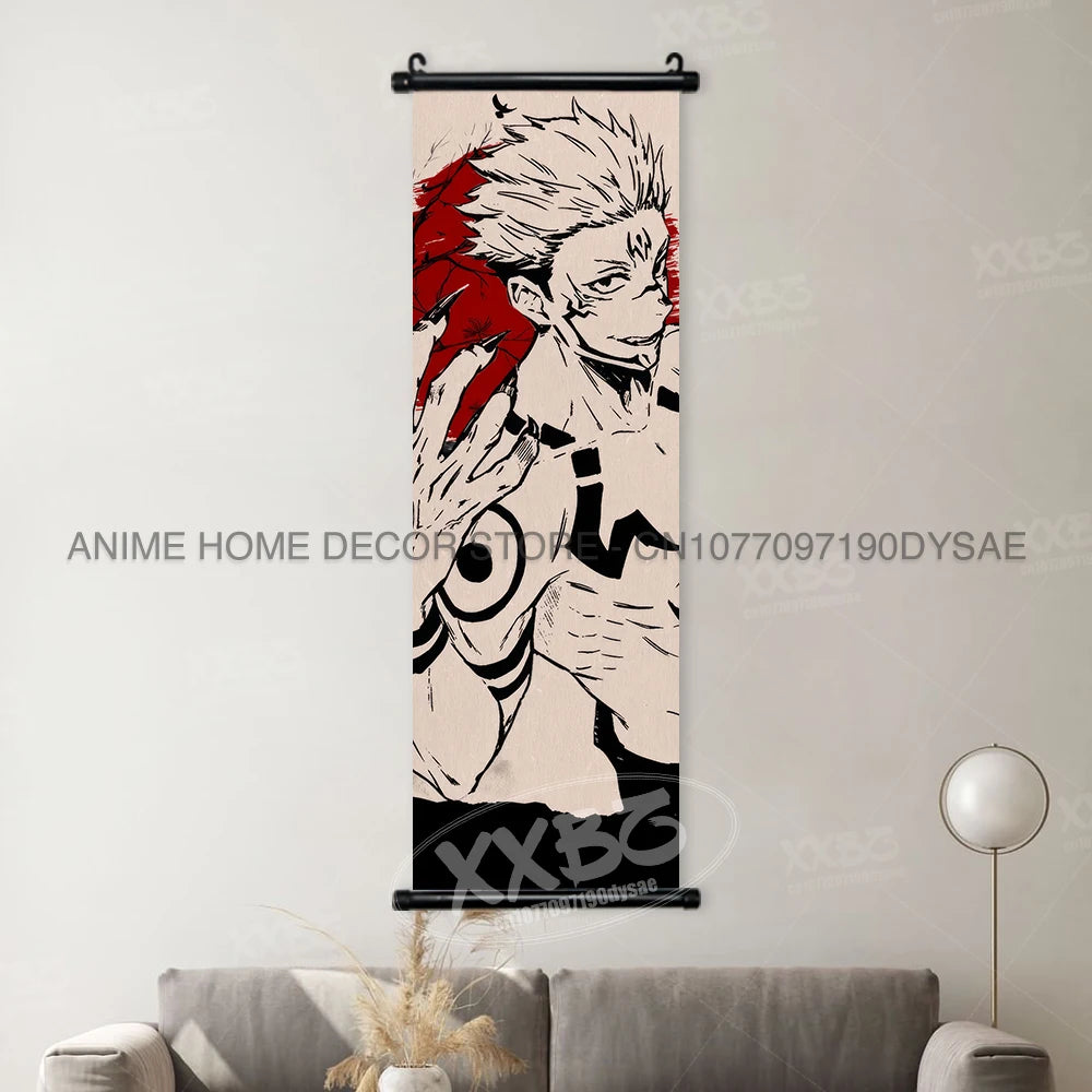 Poster Jujutsu Kaisen para Decoração
