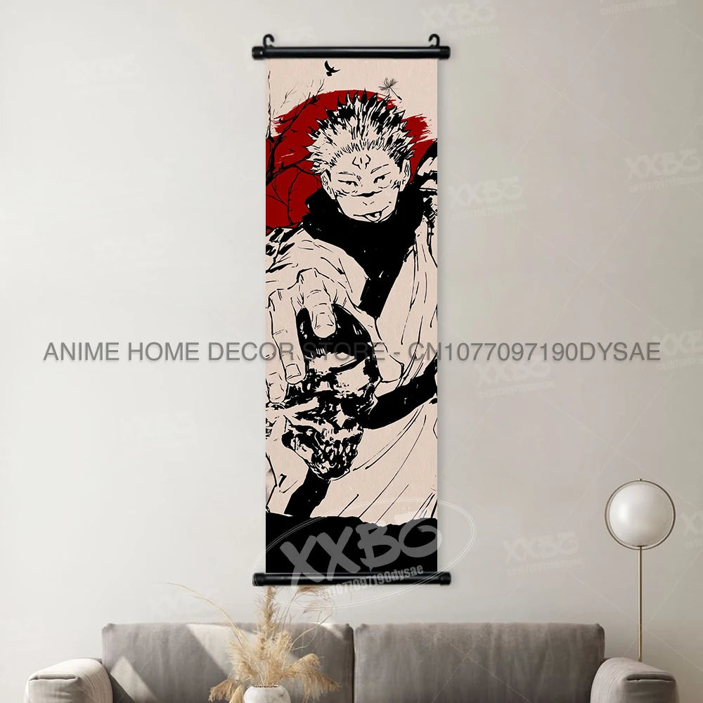 Poster Jujutsu Kaisen para Decoração