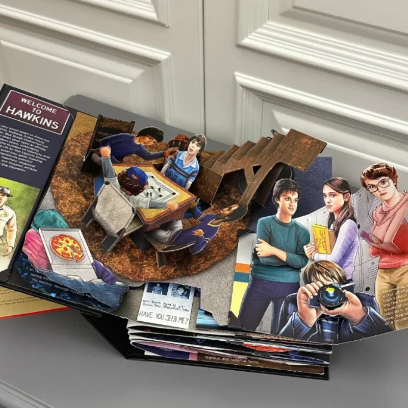 Livro Pop-Up 3D de Stranger Things