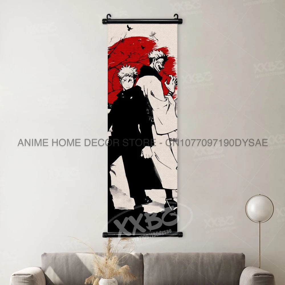 Poster Jujutsu Kaisen para Decoração