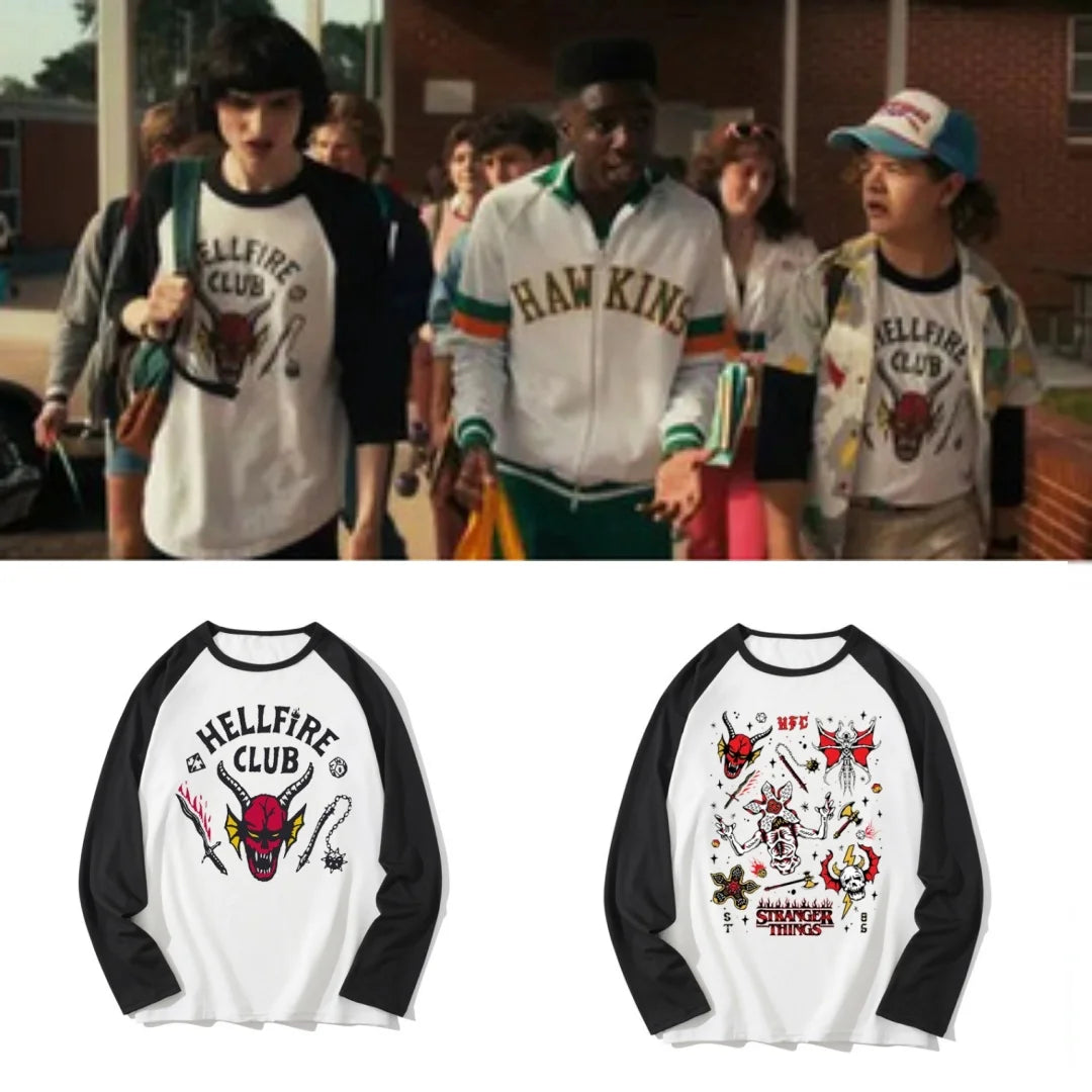T-Shirt Retro: Club Hellfire de Stranger Things.