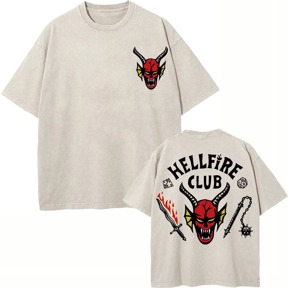 T-Shirt Retro: Club Hellfire de Stranger Things.