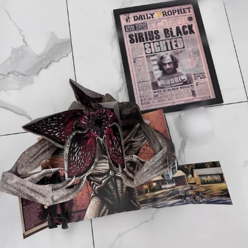 Livro Pop-Up 3D de Stranger Things