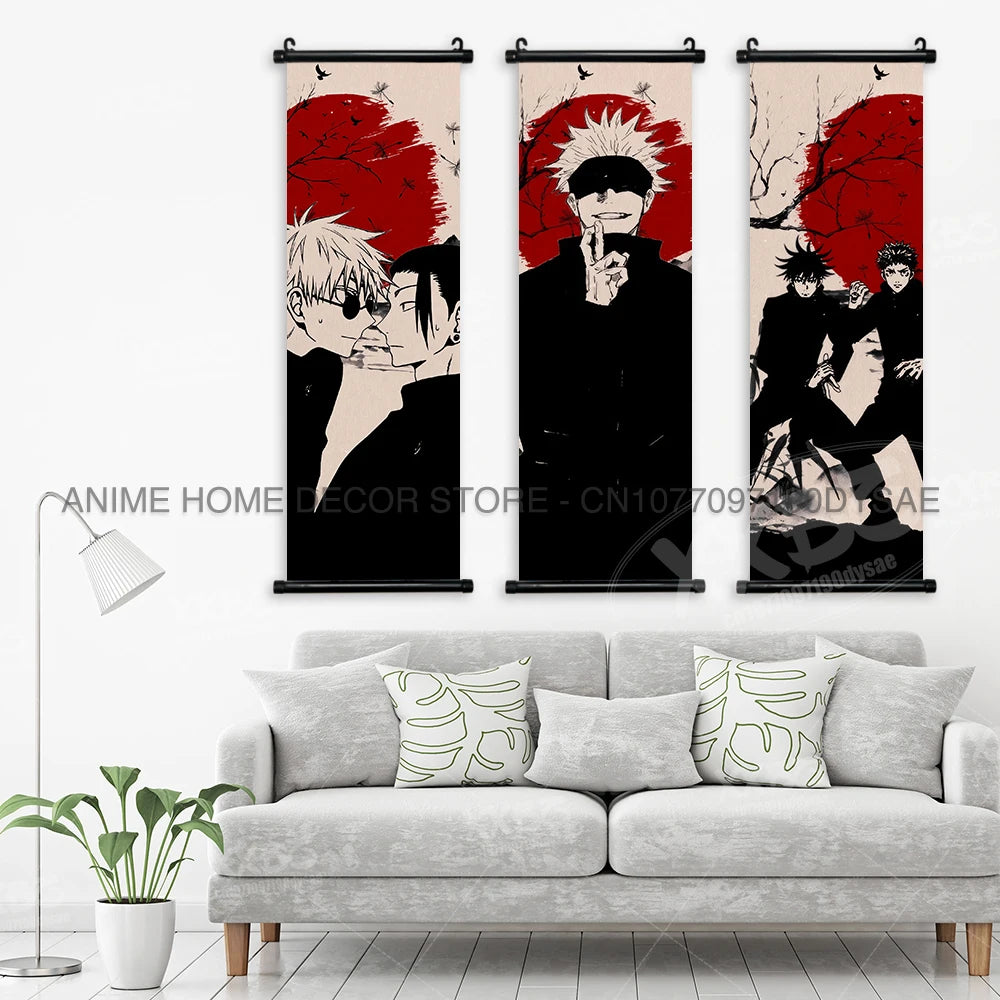 Poster Jujutsu Kaisen para Decoração